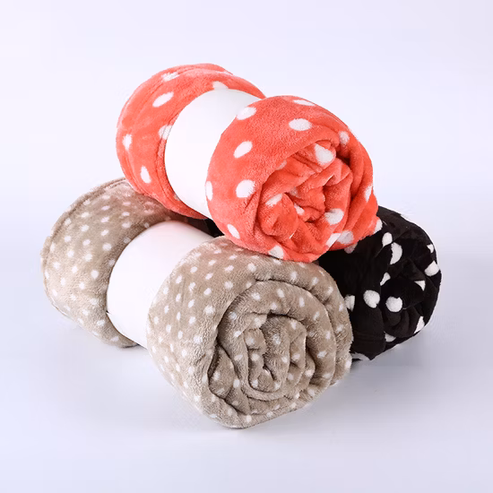 Fábrica de mantas de visón de China Cama de lana en relieve Poliéster Suave invierno Manta coreana Raschel Fleece Franela Nublada Tiro Sherpa Manta musulmana Juego de cama